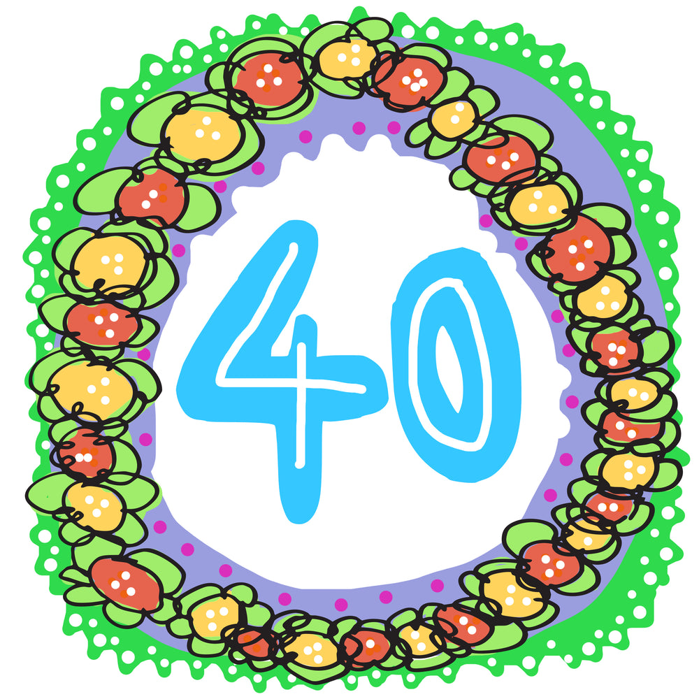 Fancy flowery AGE Cards
