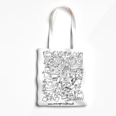 E19 Doodles Tote Bag