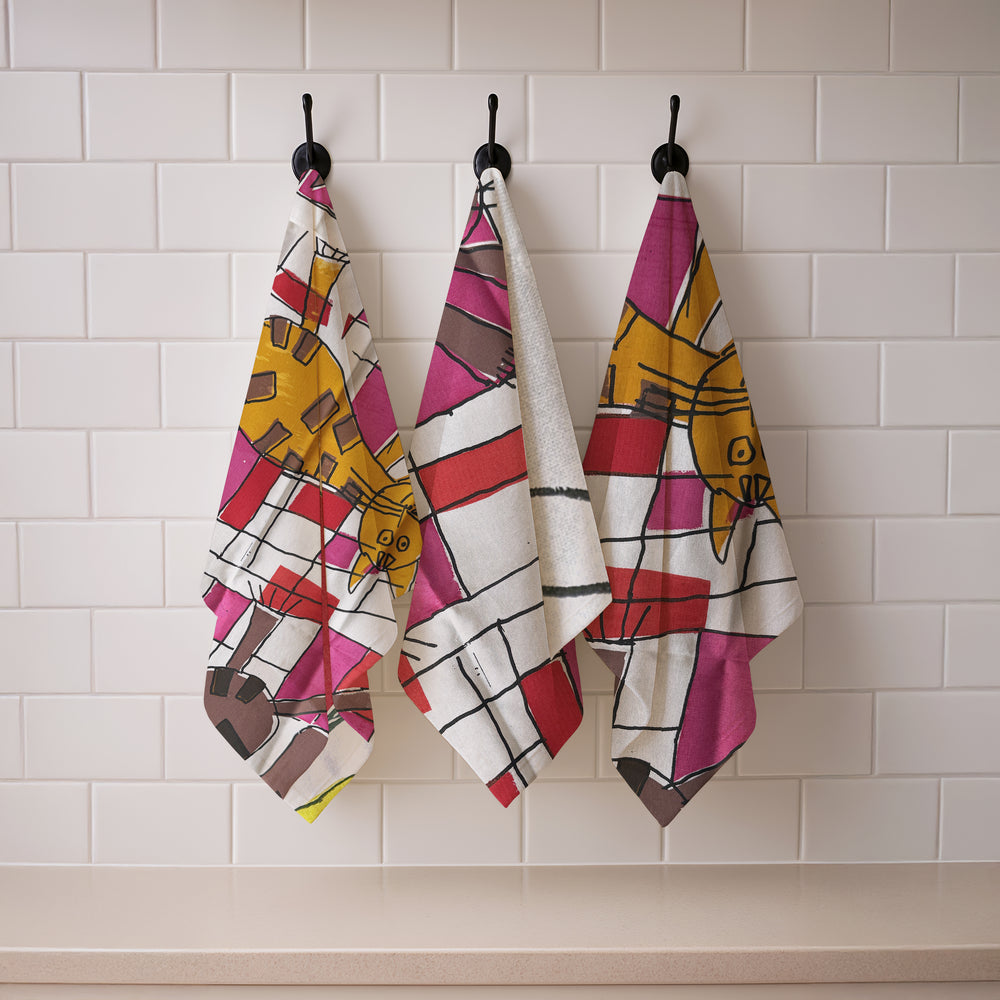 Sabby Cat Tea Towel
