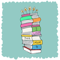Mums Stack of books