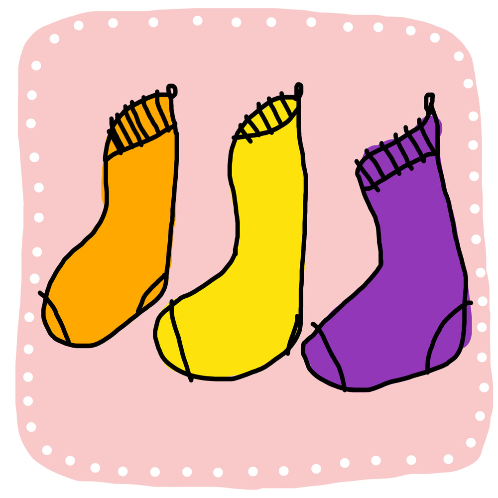 Christmas stockings by Nat
