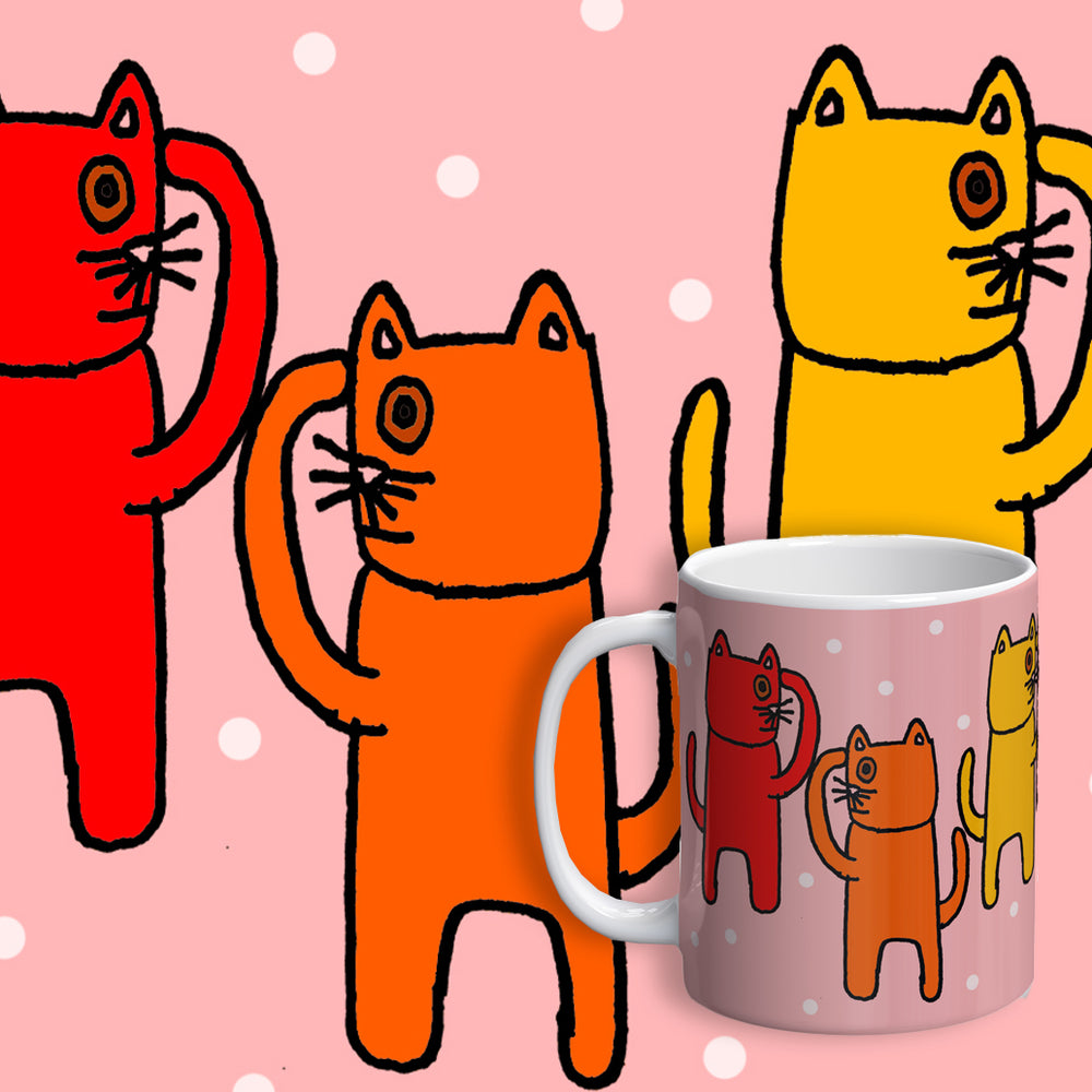 A Pride of Cats Mug