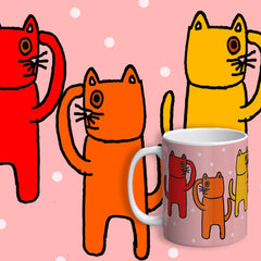 A Pride of Cats Mug