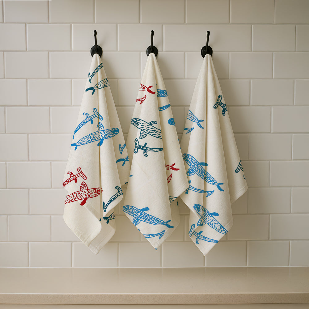 Tea Towel - Sharks!