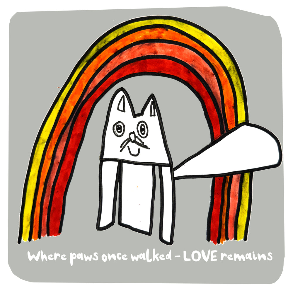 Where paws once walked... (sympathy)